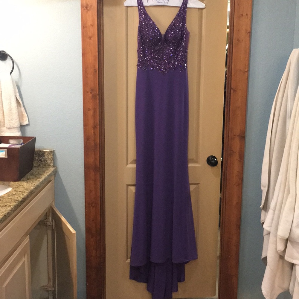 JVN by Jovani purple dress